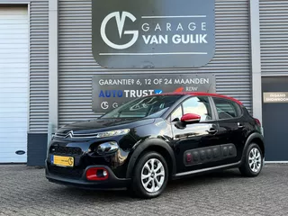 Citroen C3 1.2 PureTech 82PK Navi,Clima,Cruise,Carplay,Isofix,Camera,ElektrRamen+Spiegels,KeylessStart,Usb,LaneAssist.