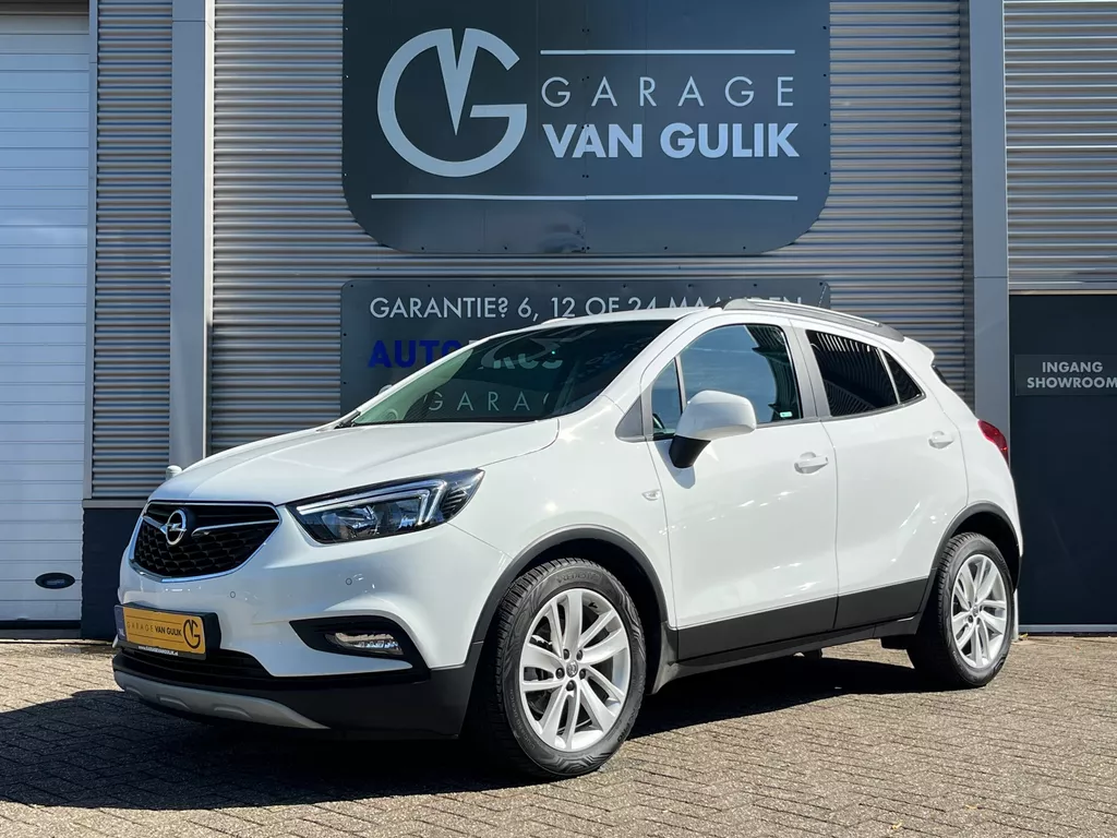 Opel Mokka X 1.4 Turbo 140PK Automaat,Navi,Clima,Cruise,Isofix,Stoel+StuurVerw,Carplay,ElektrRamen+Spiegels,Pdc,Usb,Lmv,Led.