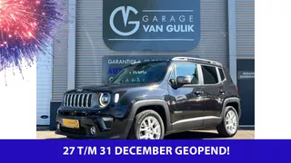 Jeep Renegade 1.3T Limited 150PK Automaat,Navi,Clima,Cruise,Isofix,ElektrRamen+Spiegels,Carplay,Stoel+Stuurverw,KeylessEntry+Go.
