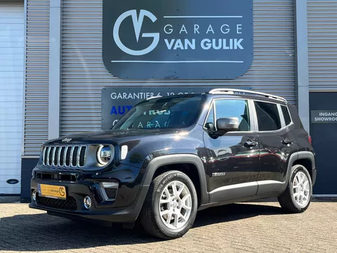 Jeep Renegade 1.3T Limited 150PK Automaat,Navi,Clima,Cruise,Isofix,ElektrRamen+Spiegels,Carplay,Stoel+Stuurverw,KeylessEntry+Go.