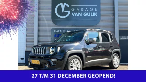 Jeep Renegade 1.3T Limited 150PK Automaat,Navi,Clima,Cruise,Isofix,ElektrRamen+Spiegels,Carplay,Stoel+Stuurverw,KeylessEntry+Go.