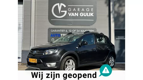 Dacia Sandero 0.9 TCe 90PK Navi,Airco,Cruise,Isofix,Bluetooth,ElektrRamen+Spiegels,Parkeersensoren,Dakrail.