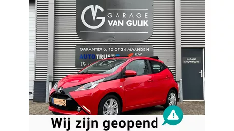 Toyota Aygo 1.0 VVT-i x 69PK Cabrio,Airco,Isofix,ElektrRamen+Spiegels,Camera,Bluetooth,Usb,Lmv,Multi-Stuur,Led,ElektrDak.