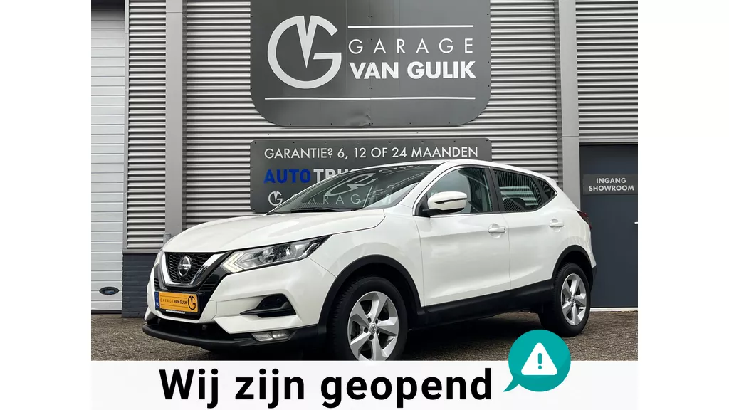 Nissan Qashqai 1.3 159PK Automaat,Navi,Clima,Cruise,Isofix,Bluetooth,Camera,ElektrRamenV+A,ElektrSpiegels,StoelVerw,Usb,Lmv,Led.