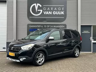 Dacia Lodgy 1.2 TCe 116PK Stepway 7 Persoons Navigatie,CruiseControl,Isofix,Bluetooth,Parkeersensoren,Start/Stop,GetintGlas,Eco,