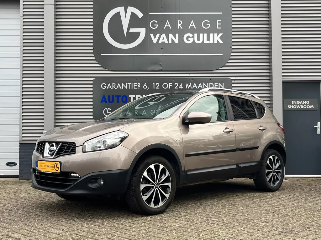 Nissan Qashqai 1.6 Connect Edition 116PK Trekhaak,PanoDak,Navi,Clima,Cruise,Bluetooth,Isofix,CameraV+A,ElektrRamen+Spiegels,Lmv.