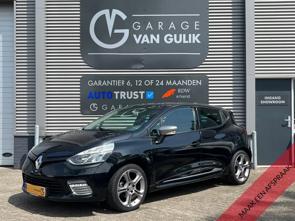 Renault Clio 1.2 GT 120PK Automaat Clima,Cruise,Navi,Led,Isofix,GetintGlas,Bluetooth,LederenStuurwiel,