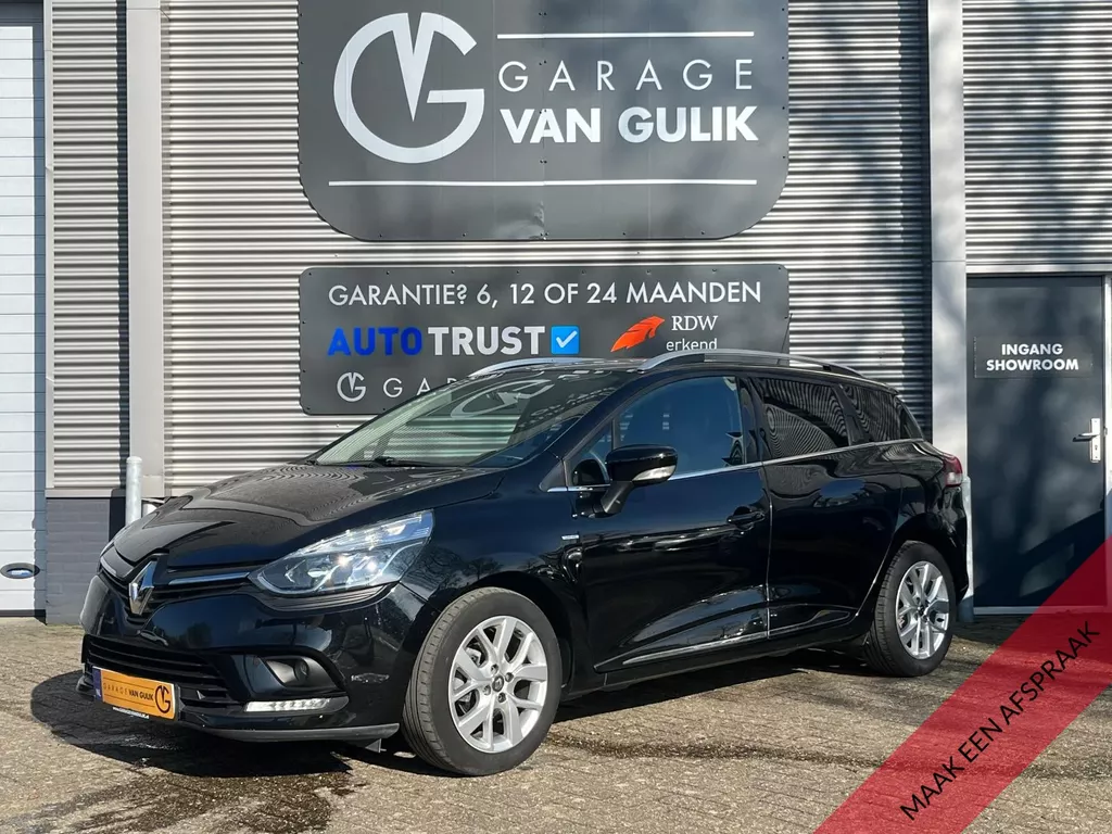 Renault Clio Estate 0.9 TCe 90PK Limited Airco,Cruise,Navi,Pdc,Eco,Bluetooth,Start/Stop,Isofix,Led,BassReflex,DashboardBeschadiging,