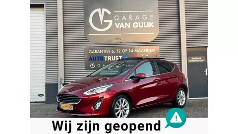 Ford Fiesta 1.0 101PK Titanium Clima,Cruise,Navi,Panodak,Camera,PdcV+A,KeylessEntry+Go,GetintGlas,Isofix,Lmv,Bluetooth,Led,Stuurb.
