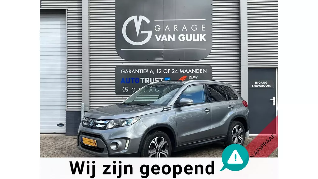 Suzuki Vitara 1.6 120PK Clima,Cruise,Panodak,Navi,Leder/Alcantara,Stoelverw,PdcV+A,KeylessGo+Entry,Camera,Bluetooth,Isofix,Lmv,Usb