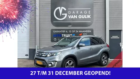 Suzuki Vitara 1.6 120PK Clima,Cruise,Panodak,NaviLeder/Alcantara,Stoelverw,PdcV+A,KeylessGo+Entry,Camera,Bluetooth,Isofix,Lmv,Usb,