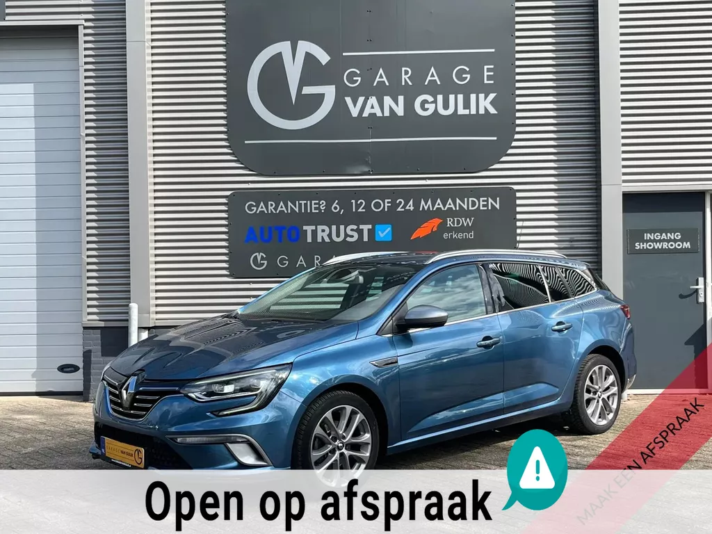 Renault M&eacute;gane Estate 1.5 dCi 110PK GT-Line Clima,Cruise,Navi,Camera,Trekhaak,Pdc,Leder/Stof,PdcV+A,Lmv,Dakrail,Isofix,Led,