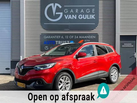 Renault Kadjar 1.2 TCe 131PK Clima,Cruise,Panodak,Navi,Stoelverw.,Leder/Stof,KeylessGo+Entry,PdcV+A,LaneAssist,Led,Eco,Start/Stop,