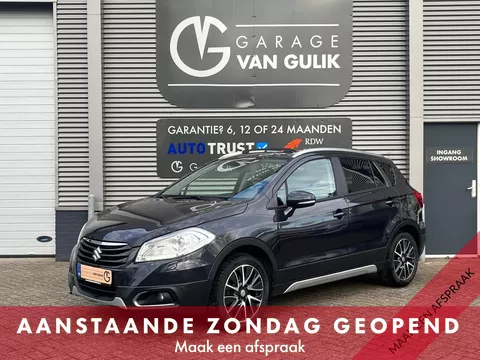 Suzuki SX4 S-Cross 1.6 120PK High Executive Clima,Cruise,Navi,Trekhaak,Panodak,KeylessGo+Entry,Leder,Stoelverw.,Pdc,Isofix,Getint