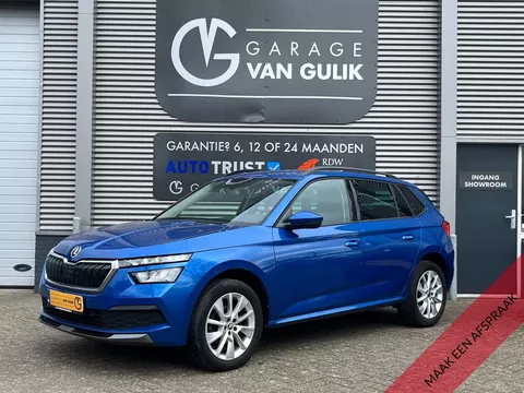 Skoda Kamiq 1.0 TSI Clima,Cruise,SmartLink,Camera,Stoelverw,Isofix,Keyless,GetintGlas,Dakrail,Lmv,Bluetooth,FrontAssist,LaneAssist