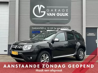 Dacia Duster 1.2 TCe 125PK 4x2 Airco,Cruise,Trekhaak,Navi,Leder,Stoelverw.,Pdc,Bluetooth,Isofix,GetintGlas,Dakrail,Stuurb.,Eco,