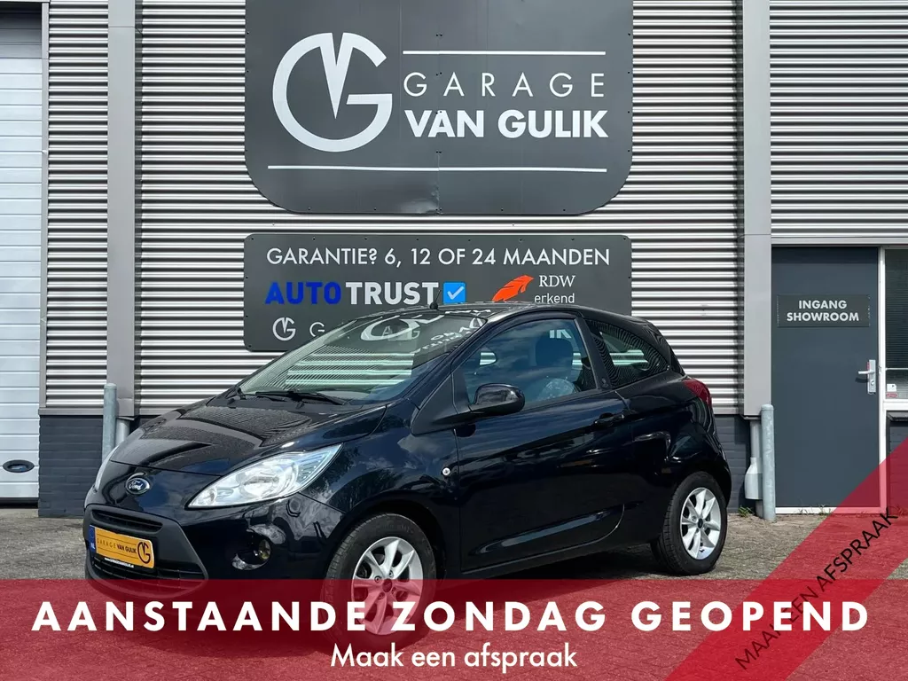 Ford Ka 1.2 69PK Champions Ed. Airco,Stoelverw.,Aux,VoorruitVerw,Start/Stop,Isofix,ElektrischPakket,Lmv,Reservewiel,Radio/CdSpeler