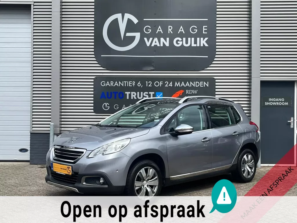 Peugeot 2008 1.2 PureTech 131PK Allure Navi,Clima,Cruise,Trekhaak,Panodak,Stoelverw,PdcV+A,Leder/Stof,Isofix,Usb,Bluetooth,