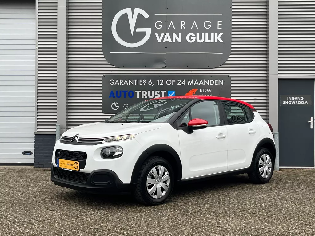 Citroen C3 1.2 82PK Airco,Cruise,Camera,Aux/Usb,Isofix,Bluetooth,Stuurb.,TwoTone,