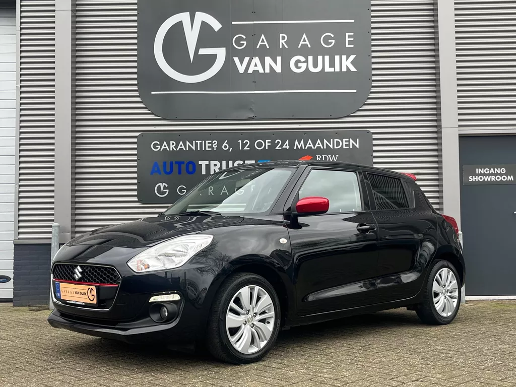 Suzuki Swift 1.0 111PK Airco,Navi,Isofix,Camera,Stoelverwarming,Lmv,LED,Spoiler,USB,AUX,Bluetooth,ElektrischeRamen,Stuurbediening