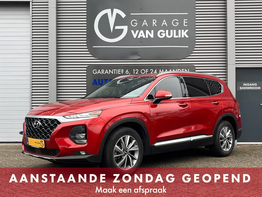 Hyundai SANTA FE 2.4 GDI Automaat Clima,Cruise,Navi,Trekhaak,Stoelverw.,AppleCarPlay,MemoryStoelen,ElektrischeKofferklep,Keyless,