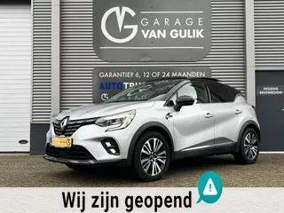 Renault Captur 1.6 143PK Hybrid Initiale Clima,Cruise,Panodak,Trekhaak,KeylessEntry+Go,Navi,Leder,PdcV+A,Camera,Bluetooth,Stoelver