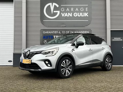 Renault Captur 1.6 143PK Hybrid Initiale Clima,Cruise,Panodak,Trekhaak,KeylessEntry+Go,Navi,Leder,PdcV+A,Camera,Bluetooth,Stoelver