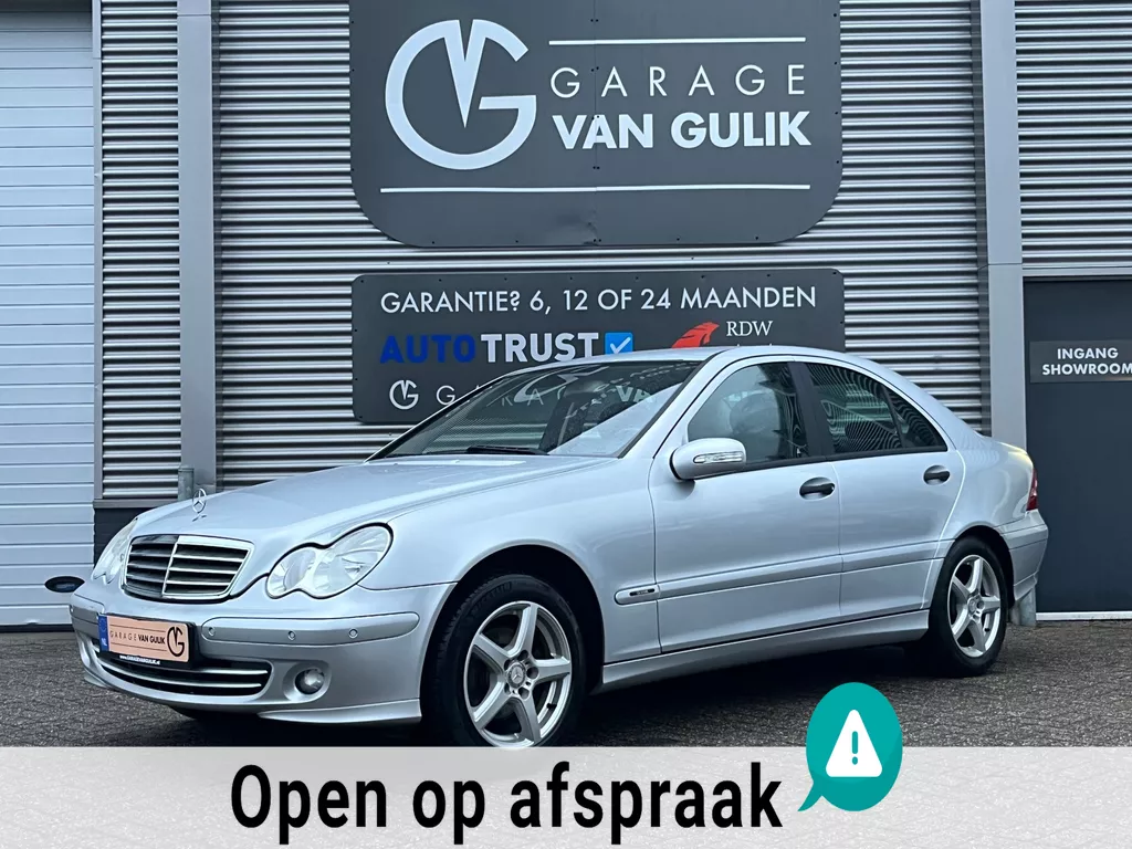 Mercedes-Benz C-klasse 180 Kompressor 143PK AUTOMAAT Classic Clima,Cruise,Trekhaak,Pdc,CarPlay,Alarm,Lmv,NAP,NetjesOnderhouden,