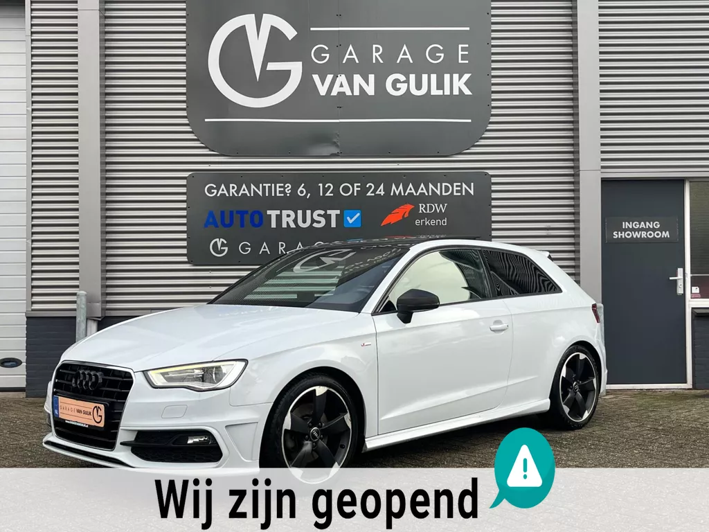 Audi A3 1.8 TFSI 180PK Ambition Pro Line plus AUTOMAAT S line Clima,Cruise,Navi,Panodak,Pdc,Leder/Stof,Bluetooth,GetintGlas,Lmv,