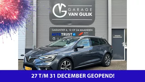 Renault M&eacute;gane Estate 1.2 TCe Bose 131PK AUTOMAAT Clima,Cruise,Navi,PdcV+A,Led,Leder/Stof,Bluetooth,Isofix,Usb,KeylessGo+Entry,