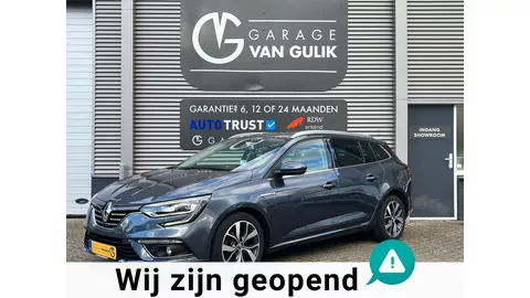 Renault M&eacute;gane Estate 1.2 TCe Bose 131PK AUTOMAAT Clima,Cruise,Navi,PdcV+A,Led,Leder/Stof,Bluetooth,Isofix,Usb,KeylessGo+Entry,