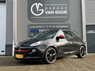 Opel ADAM 1.4 87PK Airco,Cruise,Isofix,Stoel+StuurVerw,StuurBed,ElektrRamen,ParkeerSensorerAchter,Bluetooth,USB,Led,HalfLeder,Lmv
