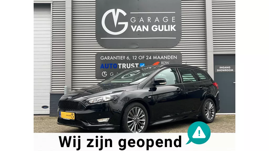 Ford Focus Wagon 1.5 150PK ST-Line Navi,Clima,Cruise,Isofix,Parkeerhulp,Carplay,Bluetooth,Stoelverw,Usb,Stuurbed,KeylessGo,Dakrail