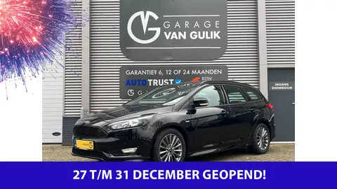 Ford Focus Wagon 1.5 150PK ST-Line Navi,Clima,Cruise,Isofix,Parkeerhulp,Carplay,Bluetooth,Stoelverw,Usb,Stuurbed,KeylessGo,Dakrail