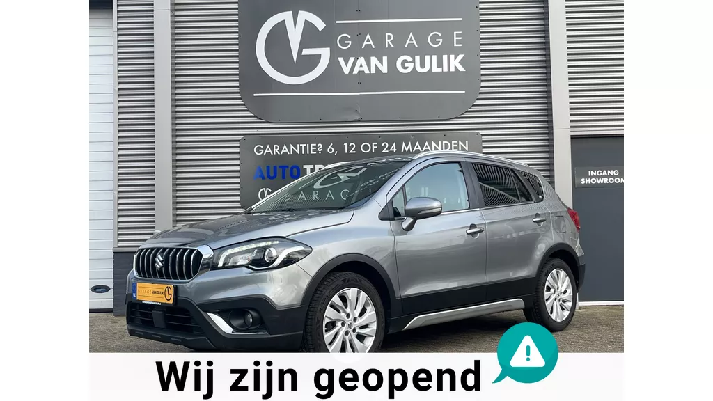 Suzuki S-Cross 1.4 140PK Boosterjet Navi,Clima,Cruise,Trekhaak,Isofix,KeylessEntry+Start,Stoelverw,Stuurbed,Dakrail,Lmv,Camera