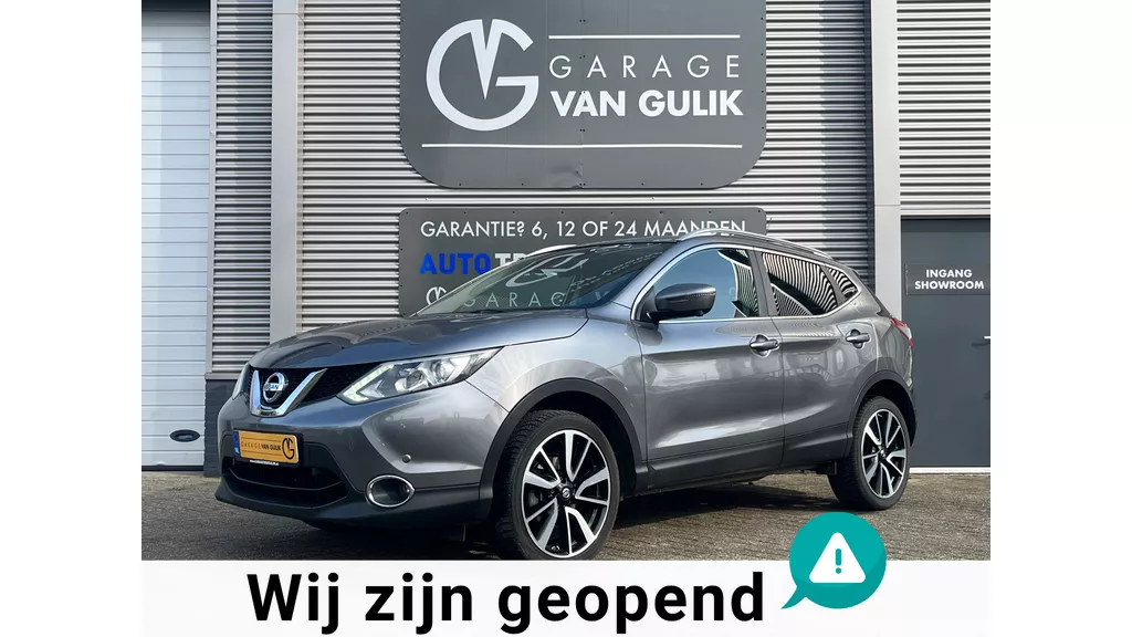Nissan Qashqai 1.2 116PK Clima,Cruise,Navi,Bluetooth,Isofix,360Camera,KeylessEntry+Start,LaneAssist,ParkeersensorV+A,Stoelverw,Lmv