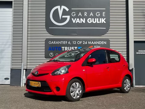 Toyota Aygo 1.0 68PK TwoTone,5Deuren,Airco,Navi,Isofix,ElektrRamen,Bluetooth,Radio/Cd/Mp3-Speler