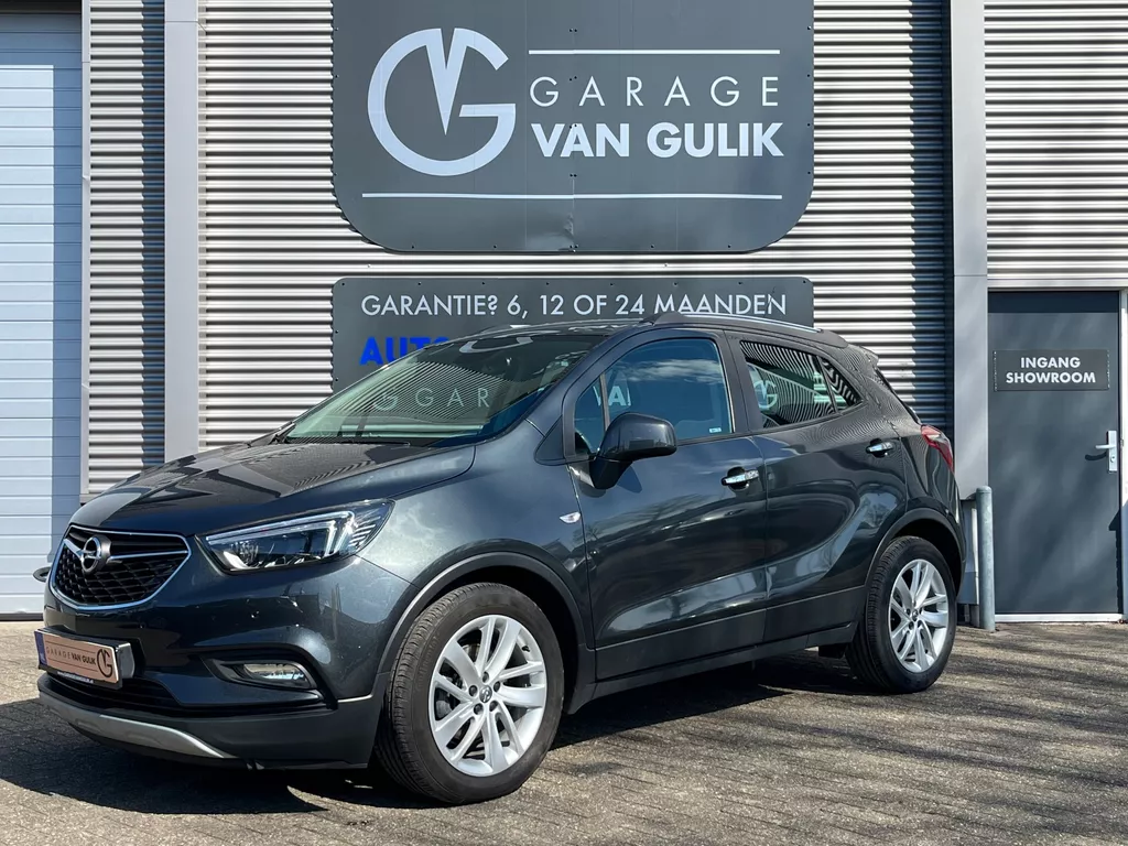 Opel Mokka X 1.4 Turbo 140PK AUTOMAAT Clima,Cruise,Navi,Stoel/StuurVerw.,Intellilink,Bluetooth,Usb/Aux,PdcV+A,Led,Lmv,Isofix,Dakr.