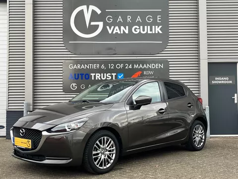 Mazda 2 1.5 90PK Skyactiv-G Airco,Cruise,Navi,Camera,Pdc,Stoel&amp;StuurVerwarming,Bluetooth,Usb,Isofix,LaneAssist,AppleCarPlay,Keyles