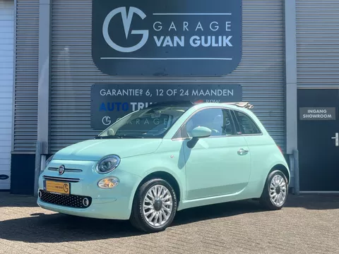 Fiat 500 C 1.2 69PK Cabriodak,Airco,Cruise,Isofix,Bluetooth,Usb,ElektrRamen+Spiegels,Lmv,Pdc,Stuurbed