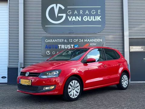 Volkswagen Polo 1.2-12V Team 69PK Navi,Clima,Cruise,Trekhaak,Isofix,Pdc,Stoelverwarming,ElektrRamenV+A,GetintGlas