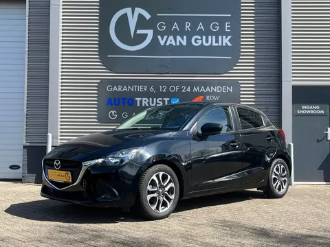 Mazda 2 1.5 90PK Skyactiv-G Clima,Cruise,Navi,Pdc,Stoelverw.,Usb/Aux,GetintGlas,Isofix,Lmv,Bluetooth,LdrStuurwiel,Stuurb.,