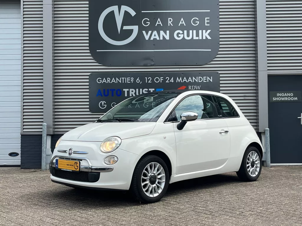 Fiat 500 C 1.2 Lounge 69PK Cabrio,Airco,Isofix,ElektrRamen+Spiegels,Parkeersensoren,CitySteering,Lmv,Usb,Bluetooth