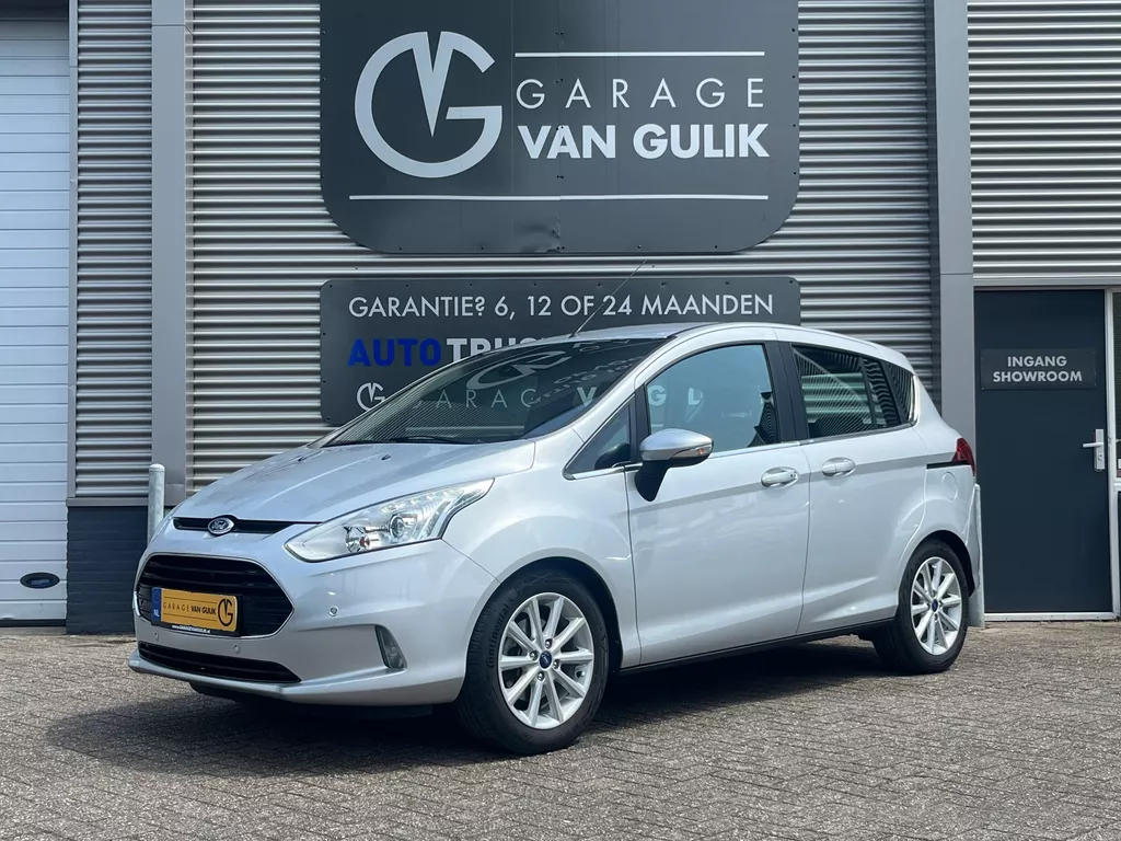 Ford B-Max 1.0 EcoBoost Titanium 101PK Trekhaak,Clima,Cruise,Bluetooth,Isofix,Pdc,Usb,Lmv,ElektrRamen+Spiegels,KeylessEntry+Start