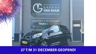 Kia Picanto 1.2 CVVT 86PK SportsLine Clima,Cruise,Stuur+Stoelverw.,Pdc,KeylessEntry+Go,Leder/Stof,Isofix,Aux/Usb,Stuurb.,Lmv,