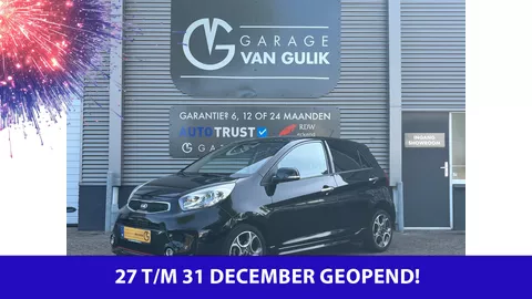 Kia Picanto 1.2 CVVT 86PK SportsLine Clima,Cruise,Stuur+Stoelverw.,Pdc,KeylessEntry+Go,Leder/Stof,Isofix,Aux/Usb,Stuurb.,Lmv,