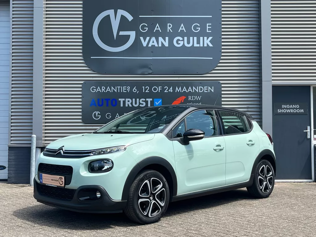 Citroen C3 1.2 Shine Clima,Cruise,Navi,AppleCarPlay,Stoelverw.,ParkeerSensoren,Stuurb,Isofix,5deuren,BiColor,TwoTone,Usb,Bluetooth