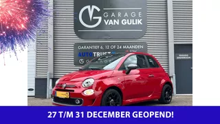 Fiat 500 C 1.2 69 PK Cabriolet,Airco,Cruise,Lmv,ElektrRamen,Stuurbed,Usb,CitySteering,Bluetooth,Parkeersensoren,ElektrDak,Aux