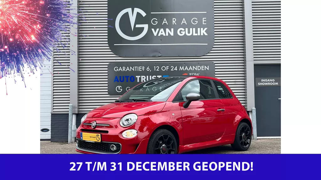 Fiat 500 C 1.2 69 PK Cabriolet,Airco,Cruise,Lmv,ElektrRamen,Stuurbed,Usb,CitySteering,Bluetooth,Parkeersensoren,ElektrDak,Aux