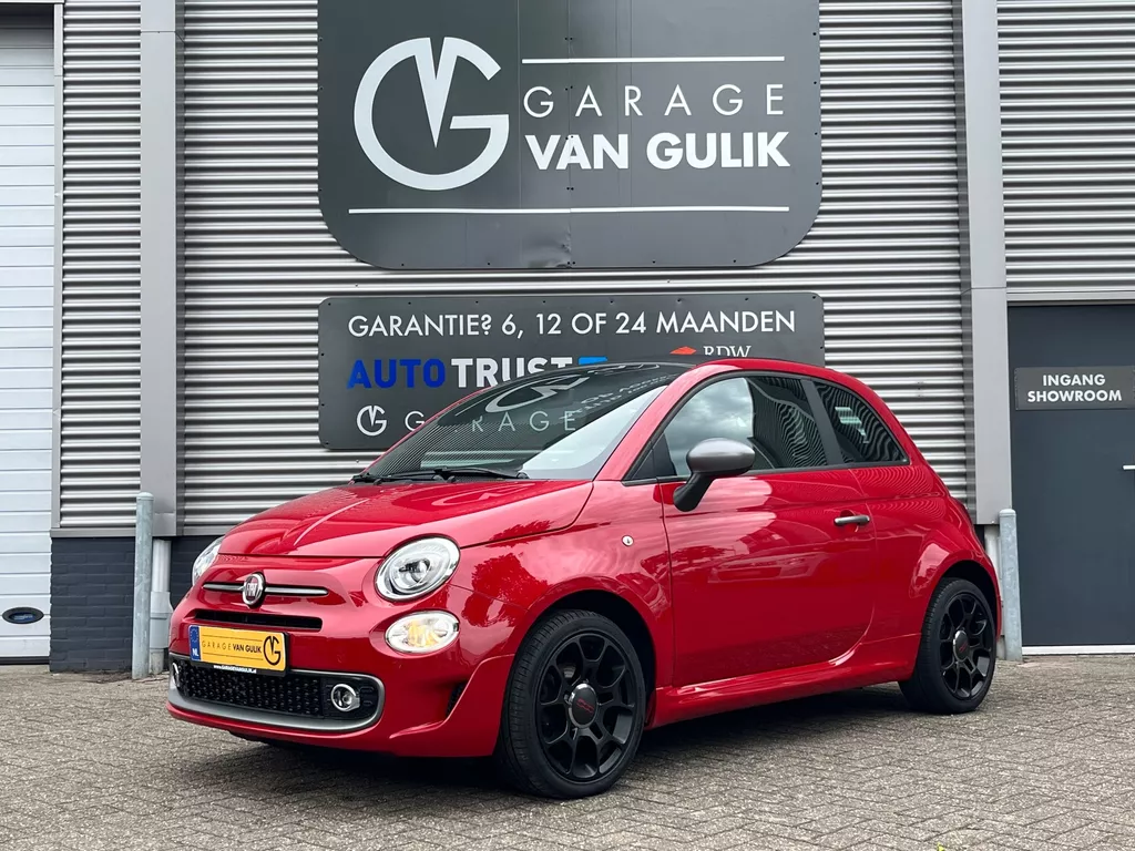 Fiat 500 C 1.2 Cabriolet,Airco,Cruise,Lmv,ElektrRamen,Stuurbed,Usb,CitySteering,Bluetooth,Parkeersensoren,ElektrDak,Aux
